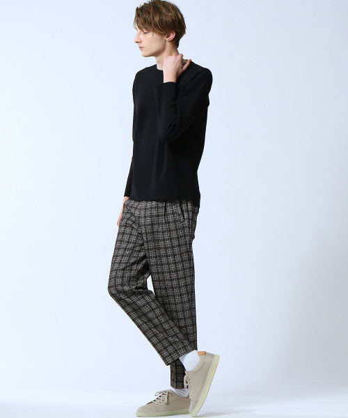 ABAHOUSE（アバハウス）の「ツイードチェックパイピングテーパード（その他パンツ・メンズ・ベージュ/ネイビー・46/48）」の12枚目の写真