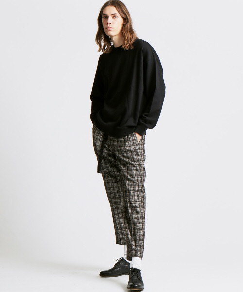 ABAHOUSE（アバハウス）の「ツイードチェックパイピングテーパード（その他パンツ・メンズ・ベージュ/ネイビー・46/48）」の13枚目の写真