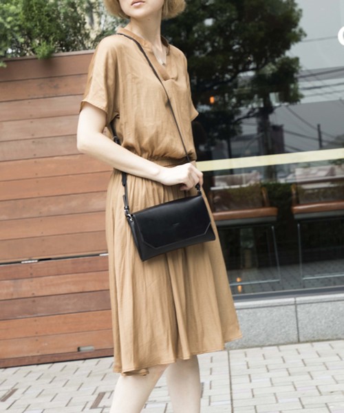 YAHKI（ヤーキ）の「【YAHKI】《STUDIOUS別注》お財布ショルダー　YH-154（ショルダーバッグ・レディース・レッド/ブラック/ネイビー・FREE）」の12枚目の写真