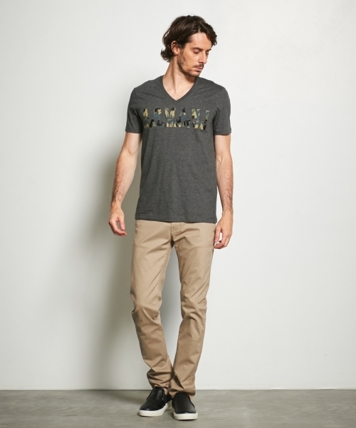 ARMANI EXCHANGE（アルマーニエクスチェンジ）の「【AXアルマーニ エクスチェンジ】スリム コットンパンツ_J13（デニムパンツ・メンズ・グレー/ブラック/カーキ・34inch/33inch/28inch/36inch/31inch/29inch/30inch/32inch）」の3枚目の写真