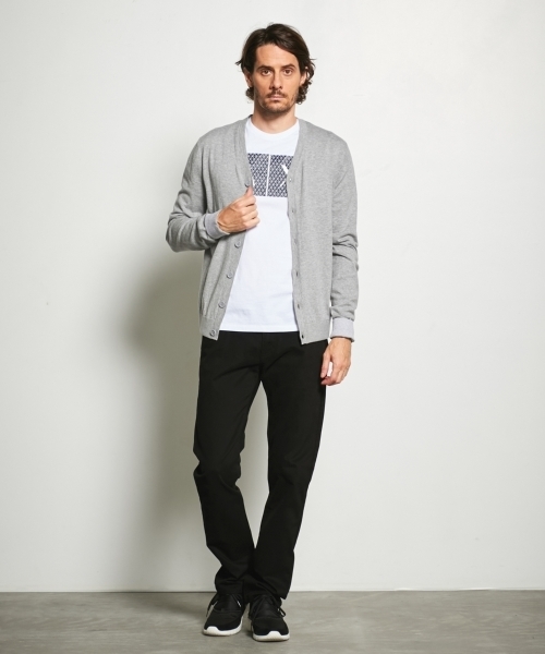 ARMANI EXCHANGE（アルマーニエクスチェンジ）の「【AXアルマーニ エクスチェンジ】スリム コットンパンツ_J13（デニムパンツ・メンズ・グレー/ブラック/カーキ・34inch/33inch/28inch/36inch/31inch/29inch/30inch/32inch）」の4枚目の写真