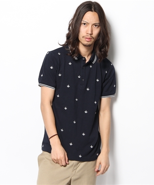 BEAMS（ビームス）の「○O.ｿｳｶﾞﾗ ｼｼｭｳPOLO（ポロシャツ・メンズ・ホワイト/ブラック/ネイビー・SMALL/MEDIUM/LARGE）」の4枚目の写真