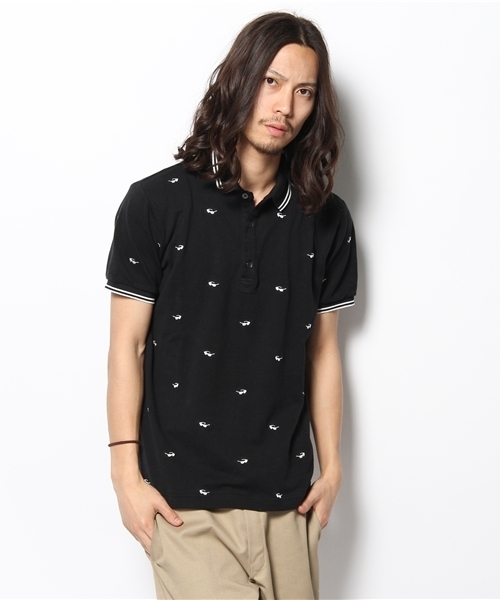 BEAMS（ビームス）の「○O.ｿｳｶﾞﾗ ｼｼｭｳPOLO（ポロシャツ・メンズ・ホワイト/ブラック/ネイビー・SMALL/MEDIUM/LARGE）」の5枚目の写真
