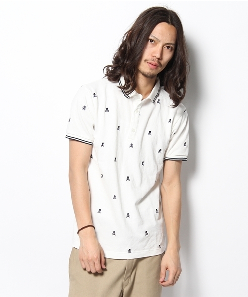 BEAMS（ビームス）の「○O.ｿｳｶﾞﾗ ｼｼｭｳPOLO（ポロシャツ・メンズ・ホワイト/ブラック/ネイビー・SMALL/MEDIUM/LARGE）」の6枚目の写真