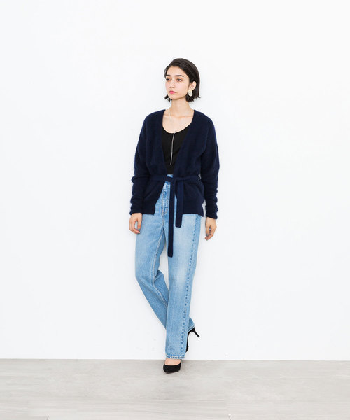 STUDIOUS（ステュディオス）の「2WAYカシミアカシュクールカーディガン（カーディガン/ボレロ・レディース・インディゴブルー/レッド/ネイビー・FREE）」の20枚目の写真