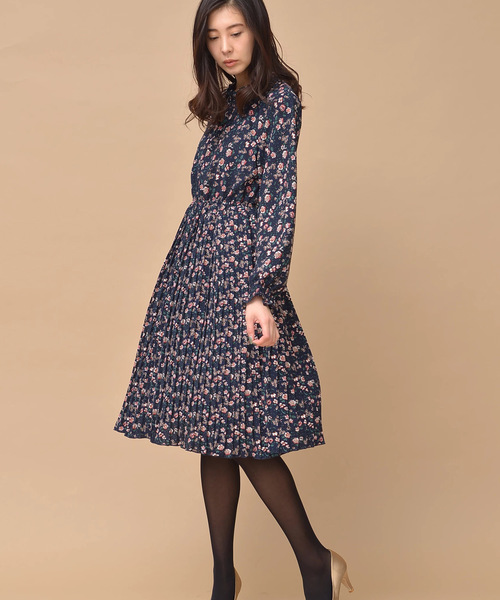 Sevendays Sunday セブンデイズサンデイ の フラワープリントハイネックワンピース ワンピース Wear