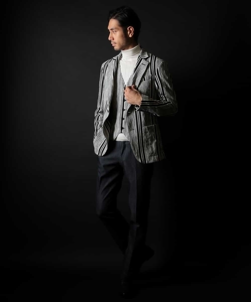 MICHEL KLEIN HOMME (ミッシェルクランオム)の「Rusty silk タートルネックニット(ニット/セーター・メンズ・ネイビー/ブルー/アイボリー・MEDIUM/LARGE/X-LARGE)」の21枚目の写真