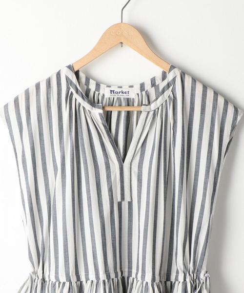 coen(コーエン)の「【『リンネル』6月号掲載・CM着用アイテム・Market】ストライプマキシワンピース(ワンピース・レディース・ブラック/コバルトブルー・FREE)」の5枚目の写真