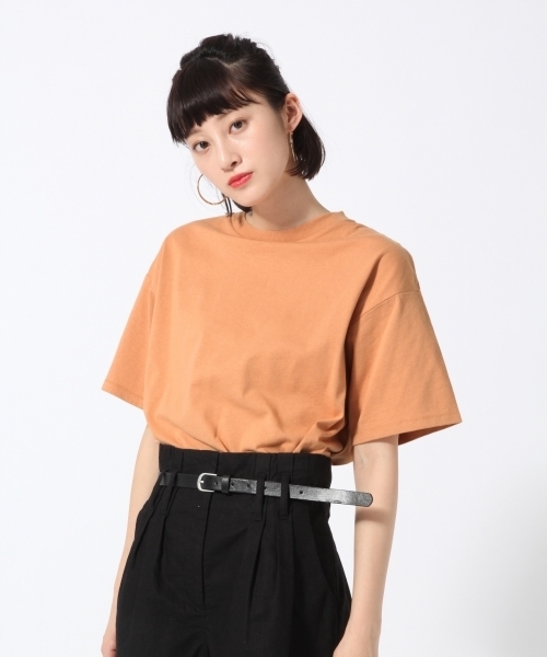 LOWRYS FARM(ローリーズファーム)の「USAビッグTシャツ 789778 (Tシャツ/カットソー・レディース・オレンジ/ブラック/パープル/オフホワイト・LARGE/MEDIUM)」の4枚目の写真