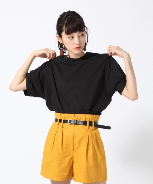 LOWRYS FARM(ローリーズファーム)の「USAビッグTシャツ 789778 (Tシャツ/カットソー・レディース・オレンジ/ブラック/パープル/オフホワイト・LARGE/MEDIUM)」の3枚目の写真