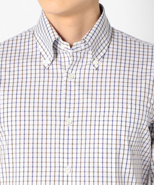 SHIPS（シップス）の「SD: 【GIZA】 タッターソール ボタンダウンシャツ（シャツ/ブラウス・メンズ・ブラウン・38/40/39/37）」の5枚目の写真