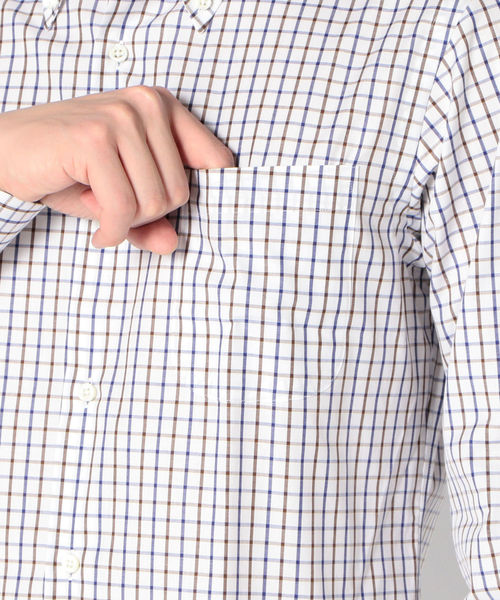 SHIPS（シップス）の「SD: 【GIZA】 タッターソール ボタンダウンシャツ（シャツ/ブラウス・メンズ・ブラウン・38/40/39/37）」の8枚目の写真