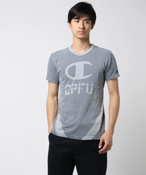 Champion(チャンピオン)の「【Champion/チャンピオン】メンズ CPFU(チャンピオン フィジカルフィットネスユニフォーム) PP MESH Tシャツ(Tシャツ/カットソー・メンズ・ライトグレー/オリーブ/ダークブルー・LARGE/MEDIUM)」の3枚目の写真