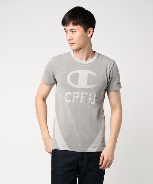 Champion(チャンピオン)の「【Champion/チャンピオン】メンズ CPFU(チャンピオン フィジカルフィットネスユニフォーム) PP MESH Tシャツ(Tシャツ/カットソー・メンズ・ライトグレー/オリーブ/ダークブルー・LARGE/MEDIUM)」の1枚目の写真