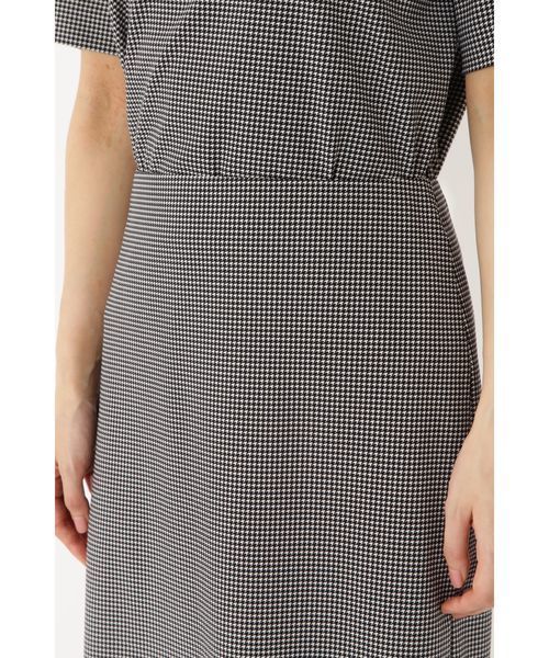 22 OCTOBRE（ヴァンドゥ－オクトーブル）の「◆千鳥ジャージースカート（スカート・レディース・ブラック・36/38/40）」の3枚目の写真