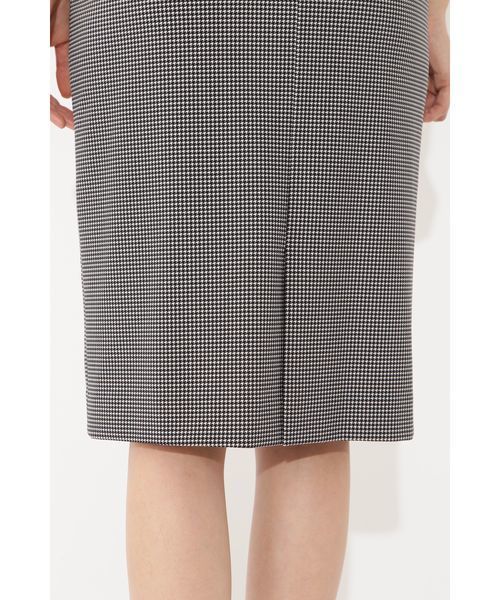 22 OCTOBRE（ヴァンドゥ－オクトーブル）の「◆千鳥ジャージースカート（スカート・レディース・ブラック・36/38/40）」の6枚目の写真