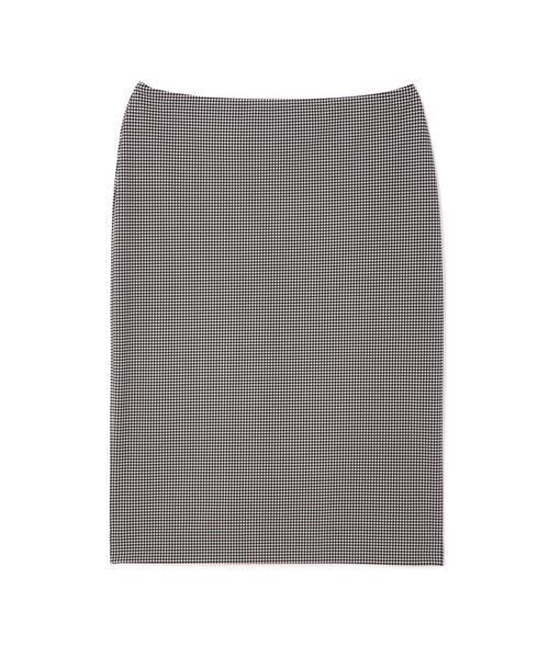 22 OCTOBRE（ヴァンドゥ－オクトーブル）の「◆千鳥ジャージースカート（スカート・レディース・ブラック・36/38/40）」の10枚目の写真