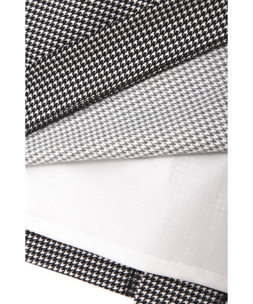 22 OCTOBRE（ヴァンドゥ－オクトーブル）の「◆千鳥ジャージースカート（スカート・レディース・ブラック・36/38/40）」の4枚目の写真