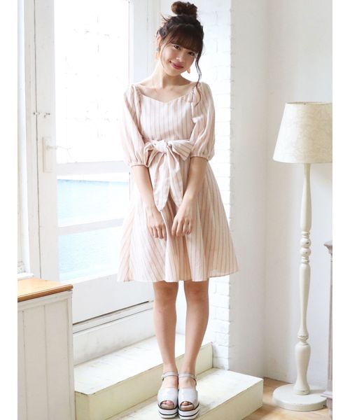 dazzlin（ダズリン）の「厚底ラインサンダル（サンダル・レディース・ブラック/アイボリー/オフホワイト/ピンク・SMALL/MEDIUM/LARGE）」の13枚目の写真