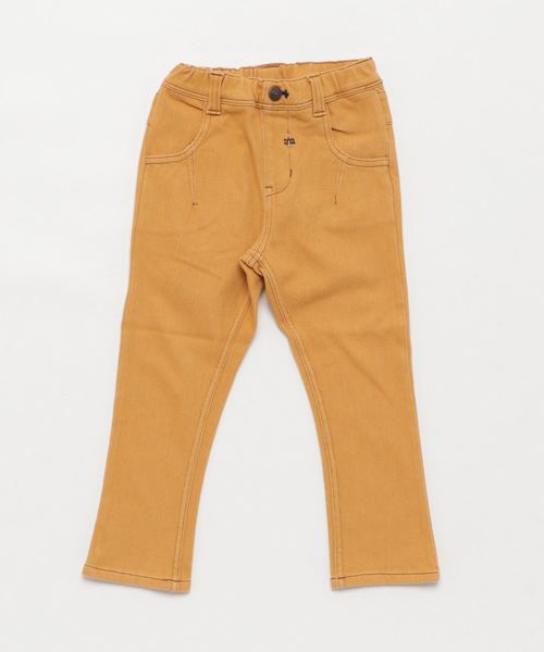 RAGMART(ラグマート)の「ニットデニムパンツ(その他パンツ・キッズ・ストライプ/ネイビー/キャメル/ブラック・100cm/110cm/120cm/130cm)」の1枚目の写真