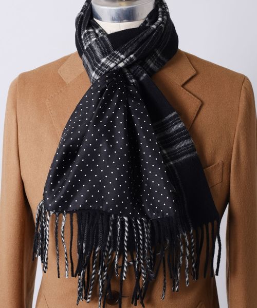 SHIPS（シップス）の「NICKY: シルク ドット マフラー（ストール