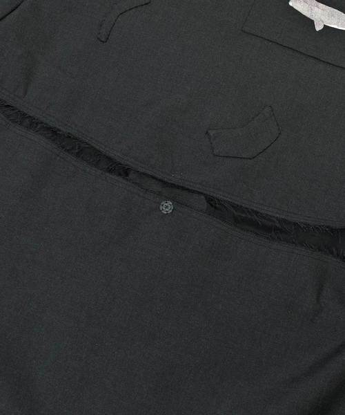 【HAUD】 patchwork double jacket 【HAUD】 patchwork double jacket