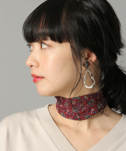 LOWRYS FARM(ローリーズファーム)の「スカーフネックレス 814430(ネックレス・レディース・ブラック/エンジ/ブラウン/オフホワイト/ブラウン系その他/ネイビー/ブラック系その他/レッド系その他/ブルー系その他・FREE)」の8枚目の写真