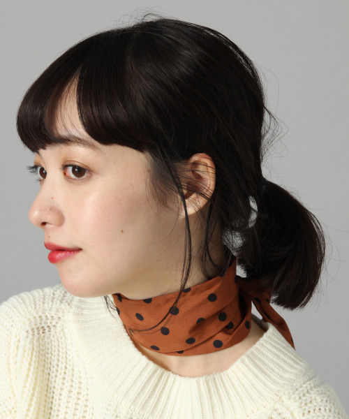 LOWRYS FARM(ローリーズファーム)の「スカーフネックレス 814430(ネックレス・レディース・ブラック/エンジ/ブラウン/オフホワイト/ブラウン系その他/ネイビー/ブラック系その他/レッド系その他/ブルー系その他・FREE)」の5枚目の写真