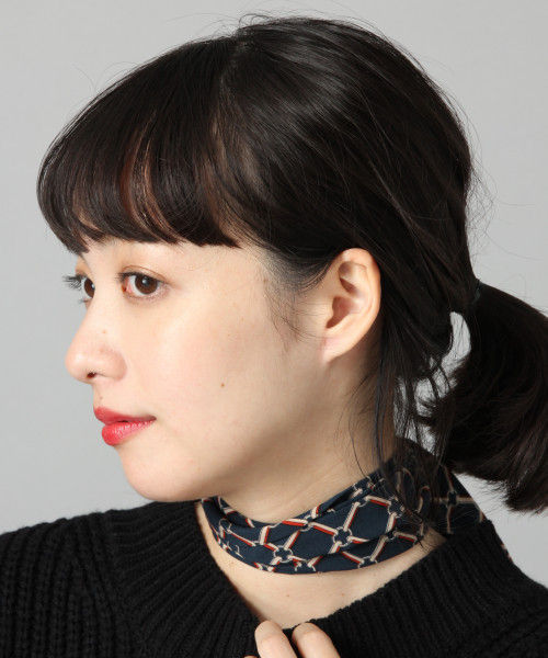 LOWRYS FARM(ローリーズファーム)の「スカーフネックレス 814430(ネックレス・レディース・ブラック/エンジ/ブラウン/オフホワイト/ブラウン系その他/ネイビー/ブラック系その他/レッド系その他/ブルー系その他・FREE)」の7枚目の写真