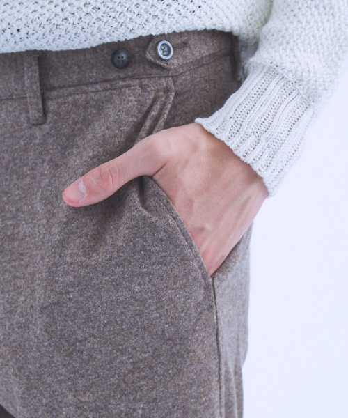 GTA(ジーティーアー)の「【GTA】ジャージーフランネルパンツ(その他パンツ・メンズ・チャコールグレー/ブラウン/グレー・48/46)」の15枚目の写真