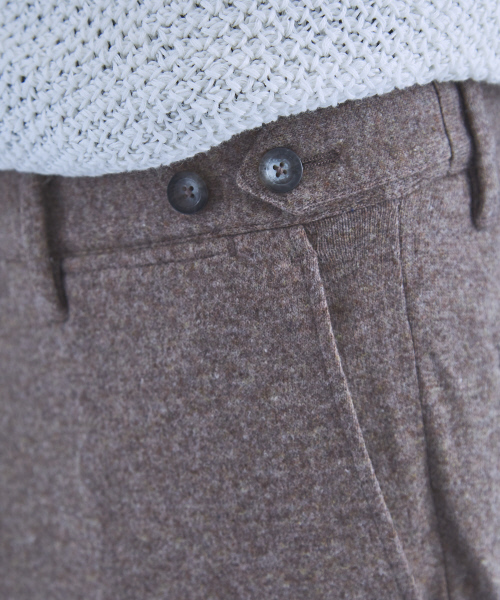 GTA(ジーティーアー)の「【GTA】ジャージーフランネルパンツ(その他パンツ・メンズ・チャコールグレー/ブラウン/グレー・48/46)」の4枚目の写真