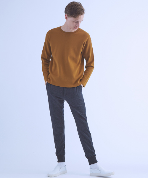 GTA(ジーティーアー)の「【GTA】ジャージーフランネルパンツ(その他パンツ・メンズ・チャコールグレー/ブラウン/グレー・48/46)」の8枚目の写真