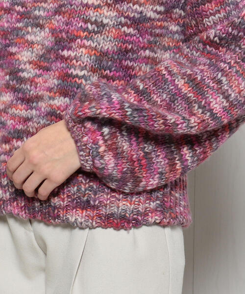 美品 DEMYLEE RUMER MIX KNIT/ニット DEMYLEE（デミリー）の「＜DEMYLEE＞RUMER MIX KNIT/ニット