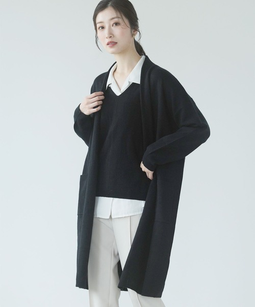 Filomo（フィローモ）の「アンサンブルニットセーター（ニット/セーター・レディース・ライトグレー/ブラック/モカ・M/L）」の2枚目の写真