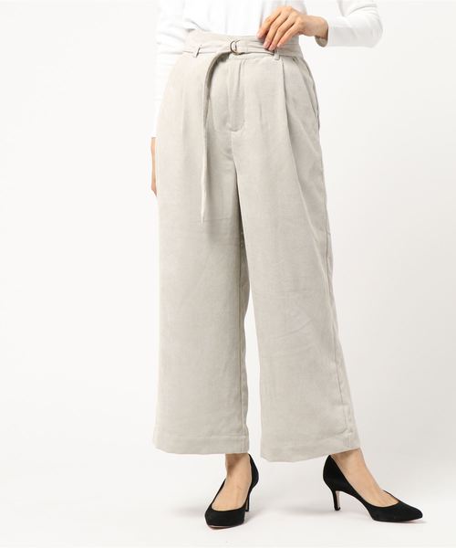 YECCA VECCA（イェッカヴェッカ）の「・ベルト付きコーデュロイパンツ（その他パンツ・レディース・ライトベージュ/キャメル/ネイビー・S/M）」の15枚目の写真