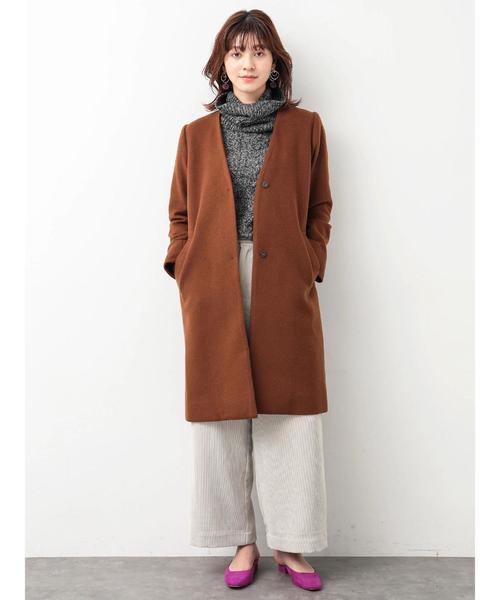 YECCA VECCA（イェッカヴェッカ）の「・ベルト付きコーデュロイパンツ（その他パンツ・レディース・ライトベージュ/キャメル/ネイビー・S/M）」の8枚目の写真