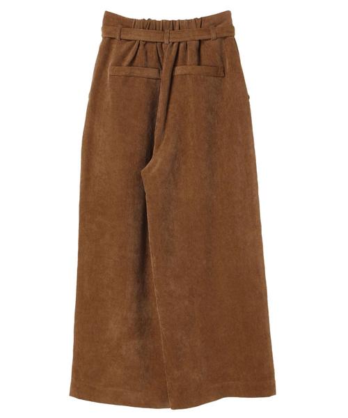 YECCA VECCA（イェッカヴェッカ）の「・ベルト付きコーデュロイパンツ（その他パンツ・レディース・ライトベージュ/キャメル/ネイビー・S/M）」の11枚目の写真