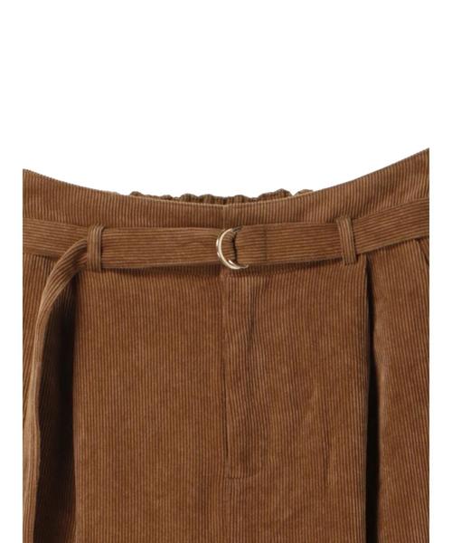 YECCA VECCA（イェッカヴェッカ）の「・ベルト付きコーデュロイパンツ（その他パンツ・レディース・ライトベージュ/キャメル/ネイビー・S/M）」の12枚目の写真