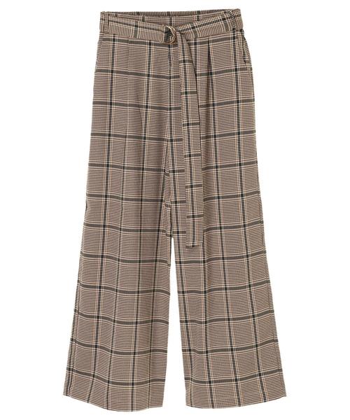 YECCA VECCA(イェッカヴェッカ)の「・チェック柄イージータックパンツ(その他パンツ・レディース・ベージュ/ブラウン・FREE)」の10枚目の写真