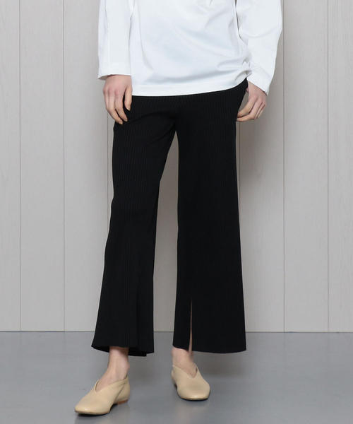 PHEENY（フィーニー）の「＜PHEENY＞WIDE RIB SLIT PANTS/パンツ