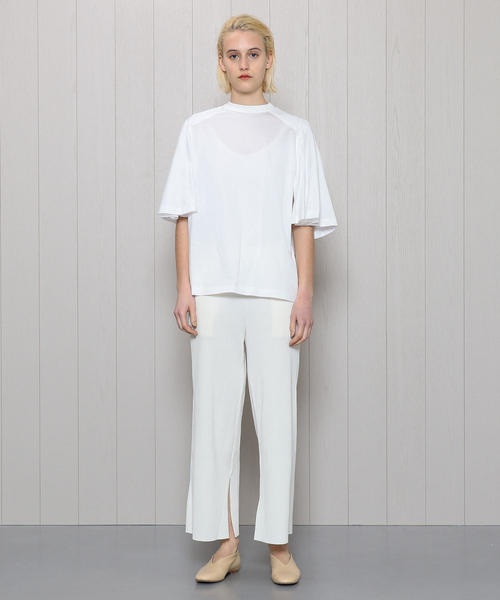 PHEENY（フィーニー）の「＜PHEENY＞WIDE RIB SLIT PANTS/パンツ