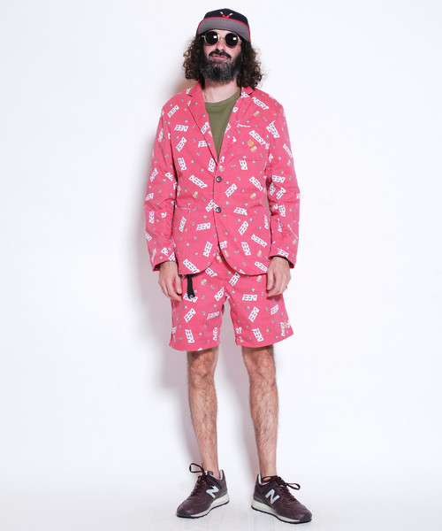 ALDIES（アールディーズ）の「Remix Jacket / リミックスジャケット（テーラードジャケット・メンズ・ブラック/ネイビー/レッド・LARGE/X-LARGE/MEDIUM/SMALL）」の3枚目の写真