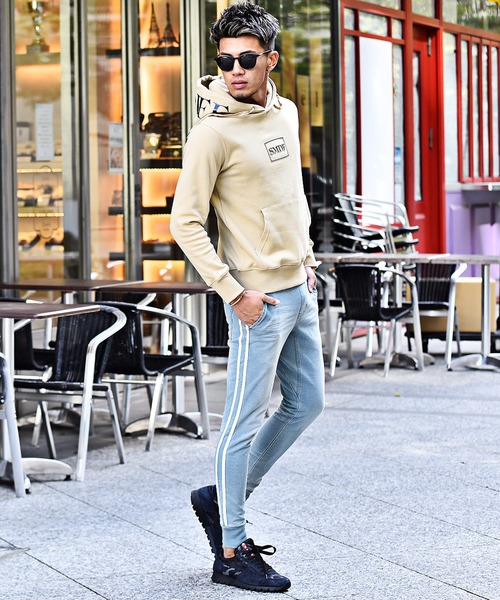 JOKER（ジョーカー）の「【JOKER】サイドライン入りスウェットデニムジョガーパンツ メンズ スウェットパンツ イージーパンツ ストレッチ 秋服（スウェットパンツ・メンズ・ブルー系その他/ブルー系その他2・S/M/L/XL）」の15枚目の写真