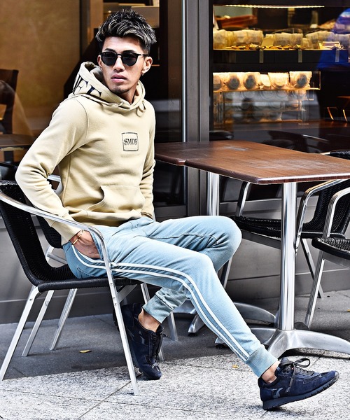 JOKER（ジョーカー）の「【JOKER】サイドライン入りスウェットデニムジョガーパンツ メンズ スウェットパンツ イージーパンツ ストレッチ 秋服（スウェットパンツ・メンズ・ブルー系その他/ブルー系その他2・S/M/L/XL）」の14枚目の写真