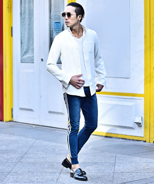 JOKER（ジョーカー）の「【JOKER】サイドライン入りスウェットデニムジョガーパンツ メンズ スウェットパンツ イージーパンツ ストレッチ 秋服（スウェットパンツ・メンズ・ブルー系その他/ブルー系その他2・S/M/L/XL）」の13枚目の写真