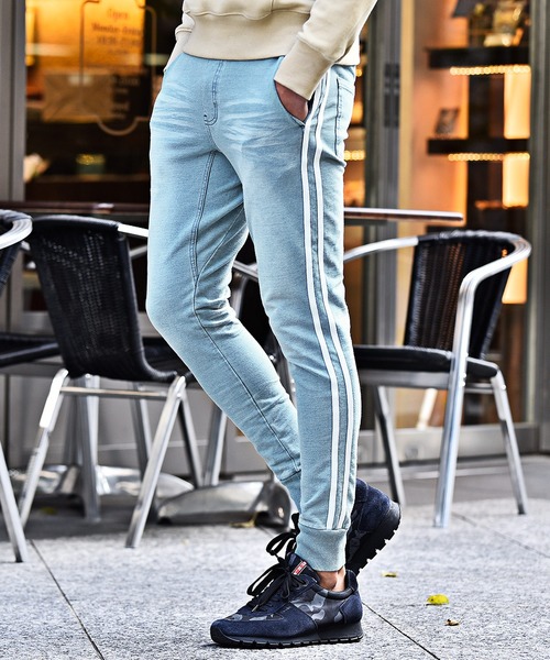 JOKER（ジョーカー）の「【JOKER】サイドライン入りスウェットデニムジョガーパンツ メンズ スウェットパンツ イージーパンツ ストレッチ 秋服（スウェットパンツ・メンズ・ブルー系その他/ブルー系その他2・S/M/L/XL）」の21枚目の写真