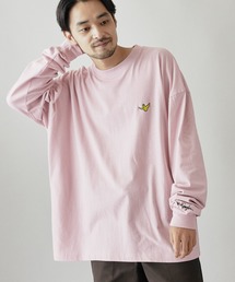 Mark Gonzales/マークゴンザレス コラボ MONO-MART別注 ビッグシルエット長袖ロゴ刺繍/ピスネーム カットソー