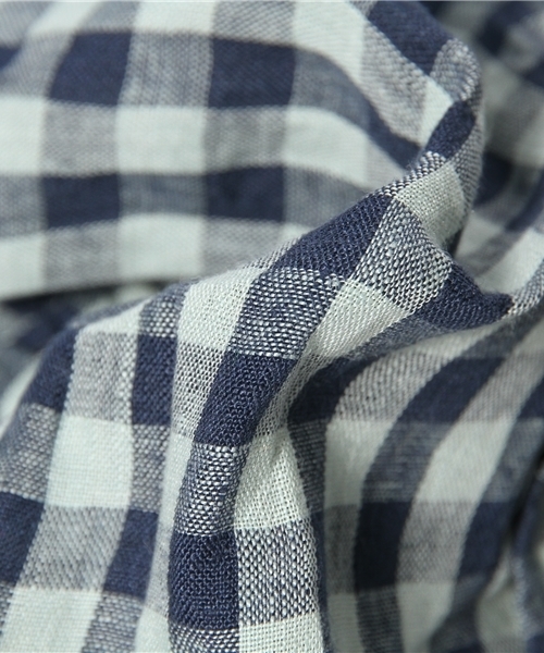 coen（コーエン）の「プレーン＆ギンガム柄リネンシャツ（シャツ/ブラウス・レディース・ホワイト/イエロー/ダークグリーン/コバルトブルー/ピンク/ケリー・LARGE/MEDIUM）」の21枚目の写真