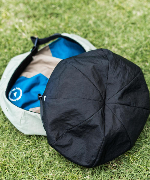 halo commodity(ハロ コモディティー)の「<halo commodity> c/d BERET/ベレー帽(ハンチング/ベレー帽・メンズ・ライトグレー/ブラック・FREE)」の3枚目の写真