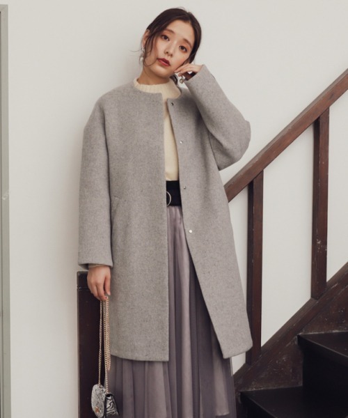 mysty woman�i�~�X�e�B�E�[�}���j�́u�N���[�l�b�N�h�b�g�{�^���R�[�g 840975�i���̑��A�E�^�[�j�v�b�O���[